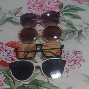 10 Fir $10 M&MElegant Women's Sunglasses Collection - Black, Gold, Purple, Cream